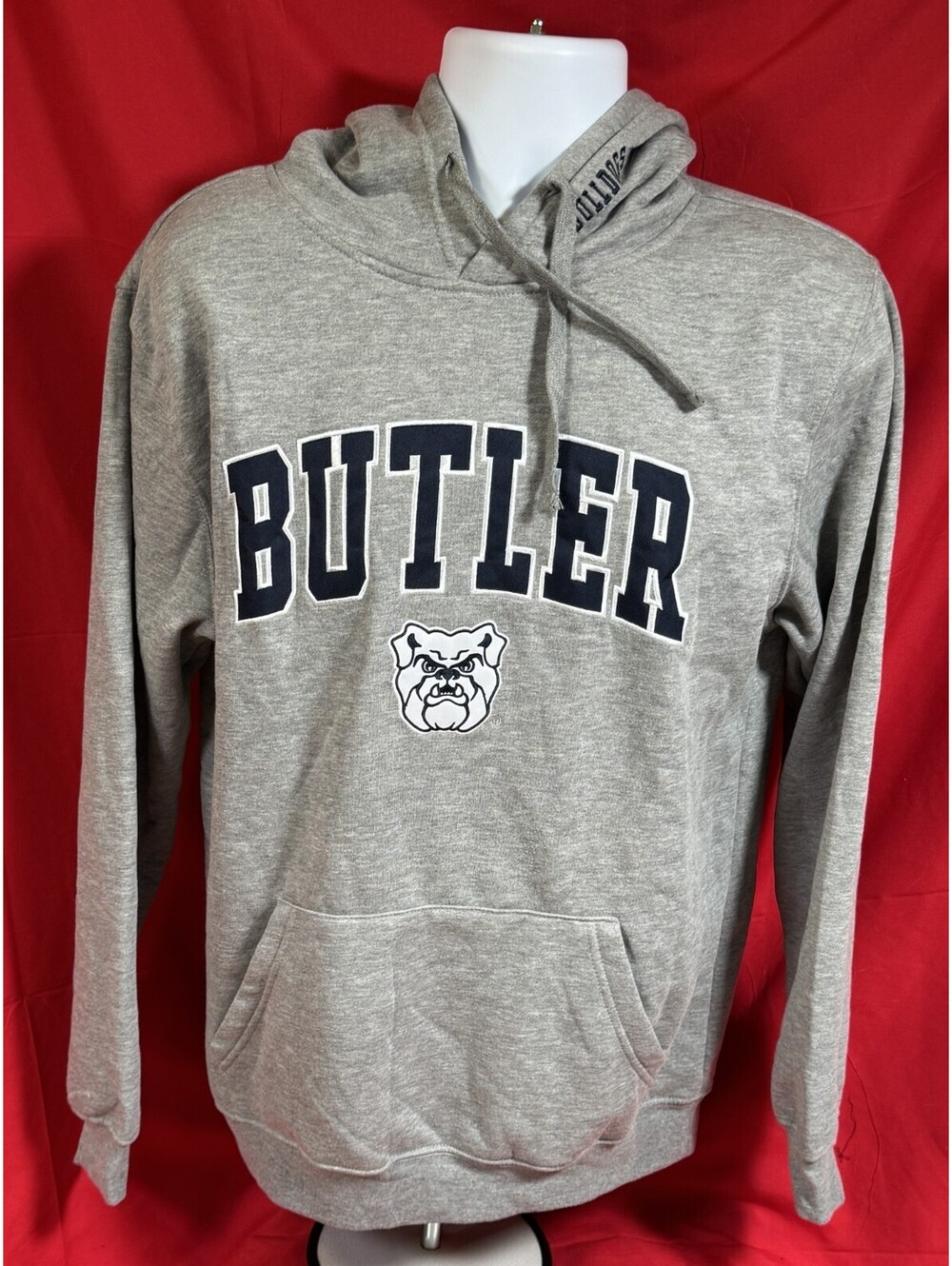 Butler University Bulldogs Arch Logo Pullover Hoodie Colosseum Mens M NWT NEW